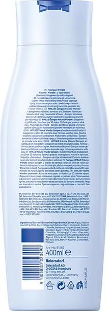 Nivea Volume and Strength Shampoo 400 Ml