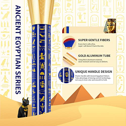 Docolor Bastet Cat Makeup Brushes Set + 34 Colors Tropical Eeyshadow Palette S Tropical Eeyshadow Palett 19Pcs