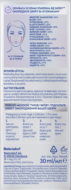 Nivea Epigenetics Age Rewind Advanced Facial Serum With Epicelline Technology Multifunctional AntiAge 30 Ml