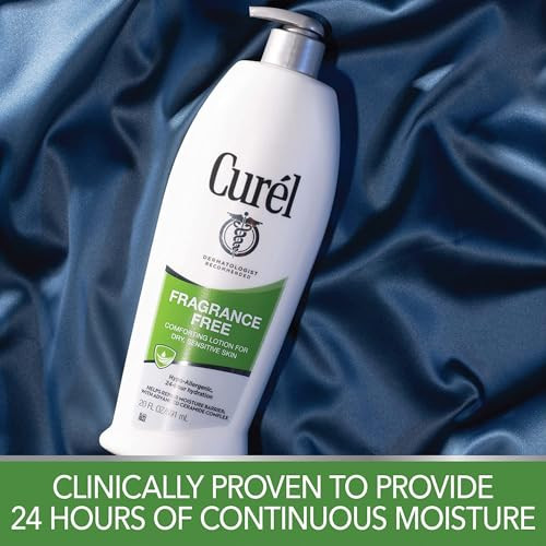 Curel Daily Moisture FragranceFree Lotion For Dry Skin Pack Of 3 13 Oz Pack Of 3