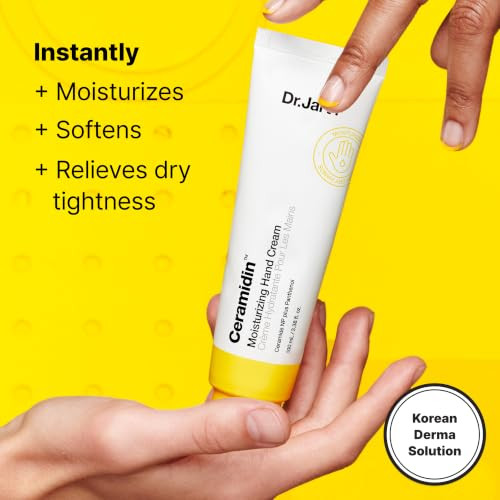 Dr.Jart+ Ceramidin Moisturizing Korean Hand Cream For Dry Hands With Ceramides And 3.38 Fl Oz