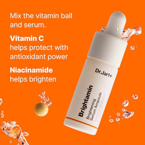 Dr.Jart+ Brightamin Brightening Korean Vitamin C And Niacinamide Serum For Visible Fine 0.27 Fl Oz