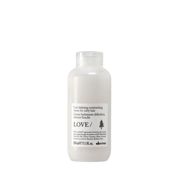 Davines Love/Curl Hair Cream Lightweight LeaveOn Serum For Wavy And Curly Hair