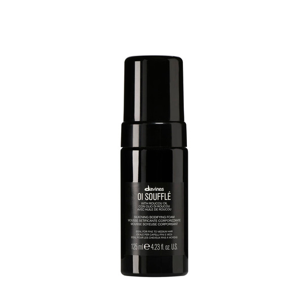 Davines Oi Souffl Silkening Bodifying Foam For Fine To Medium Hair LiquidToFoam