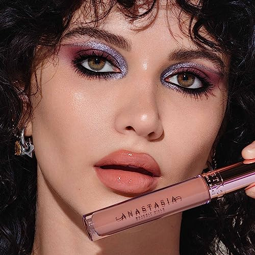 Anastasia Beverly Hills Lip Gloss HighShine NonSticky Lip Gloss For FullerLooking Lips With Smooth Finish Cantaloupe