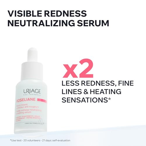 Uriage Roseliane Smoothing Serum Visibly Calms Redness Heating Sensations Fine Lines Face
