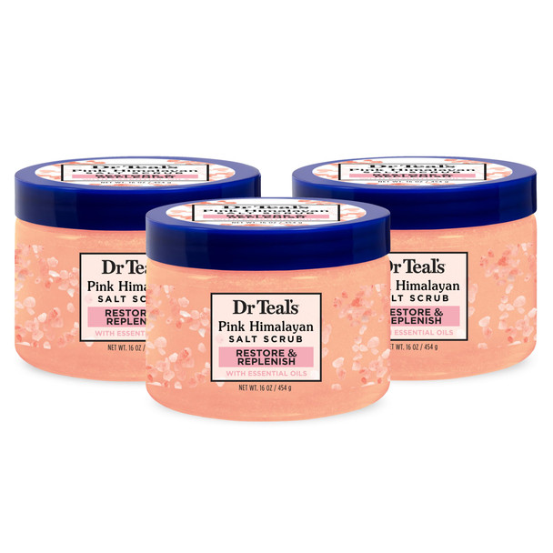 Dr TealS Pure Epsom Salt Relax and Relief With Eucalyptus and 16 Oz Pack Of 3