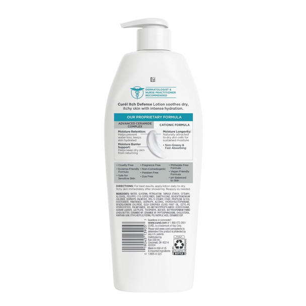 Curel Itch Defense Lotion Pump 3 Pack 13 Ounce 3 Pack