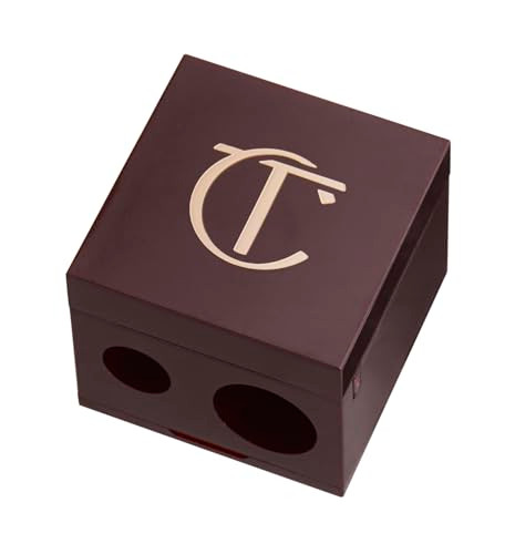 Charlotte Tilbury Pencil Sharpener DualSize Cosmetic Sharpener For Lip Liner Eyeliner and Eyeshadow