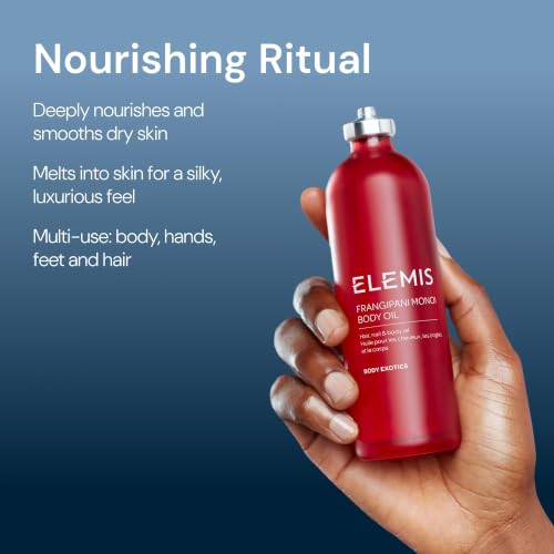 Elemis Frangipani Monoi Body Oil Luxurious Nourishing Oil For Soft Hydrated Skin 100Ml