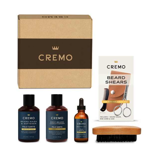 Cremo Palo Santo 2N1 Beard Wash and Softener + Deep Conditioner +