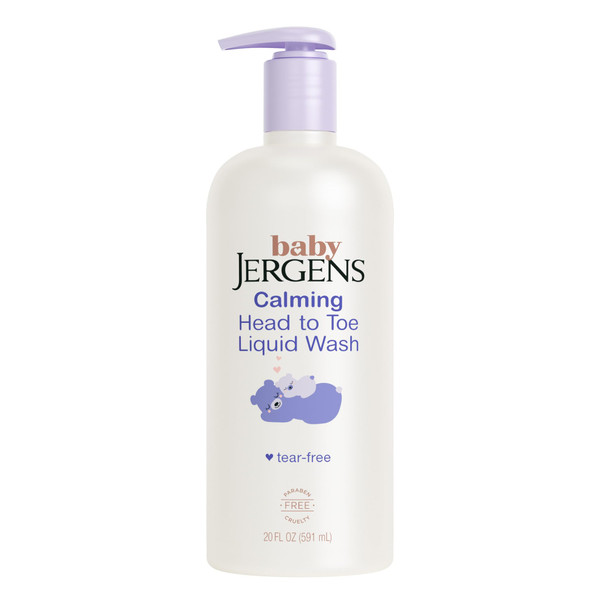 Jergens Baby Calming HeadToToe Foaming Wash and Shampoo TearFree Formula Shea and 18 Fl Oz