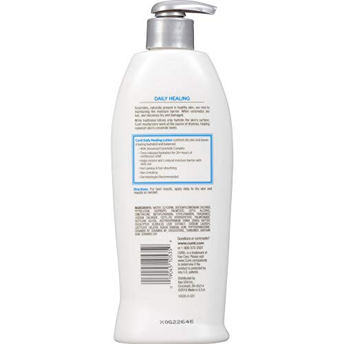 Curel Daily Healing Original Lotion For Dry Skin Each Value Pack Of 13 Ounces Value Pack