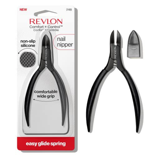 Revlon Comfort And Control Nail Nipper Easy To Use Trimmer For Manicures 1 Count