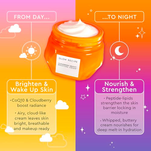 Glow Recipe Cloudberry Brightening Face Cream To Repair Skin Barrier and Even Tone 50Ml
