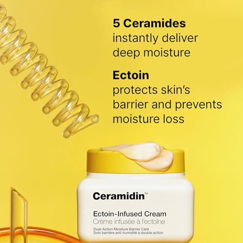 Dr.Jart+ Ceramidin EctoinInfused Korean Face Cream Moisturizer For Dry Skin Korean Skin 1.69 Fl Oz