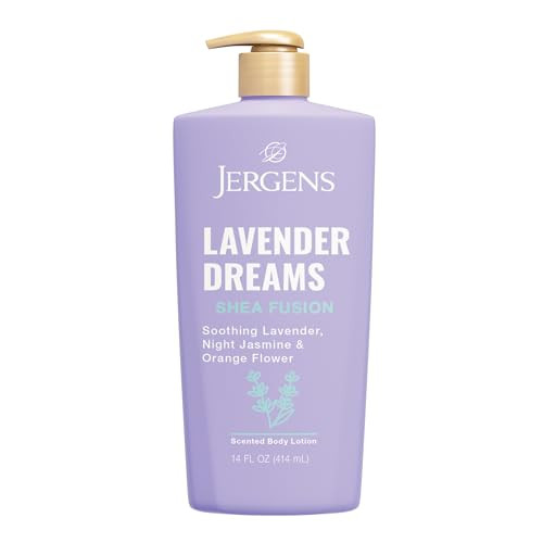 Jergens Shea Fusion Lavender Dreams Body Lotion Scented Lotion Moisturizer With Shea 14 Fl Oz