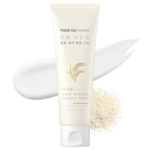 Thankyou Farmer Rice Pure Barrier Capsule Cream Moisturizing and Skin Barrier Cream Hypoallergenic