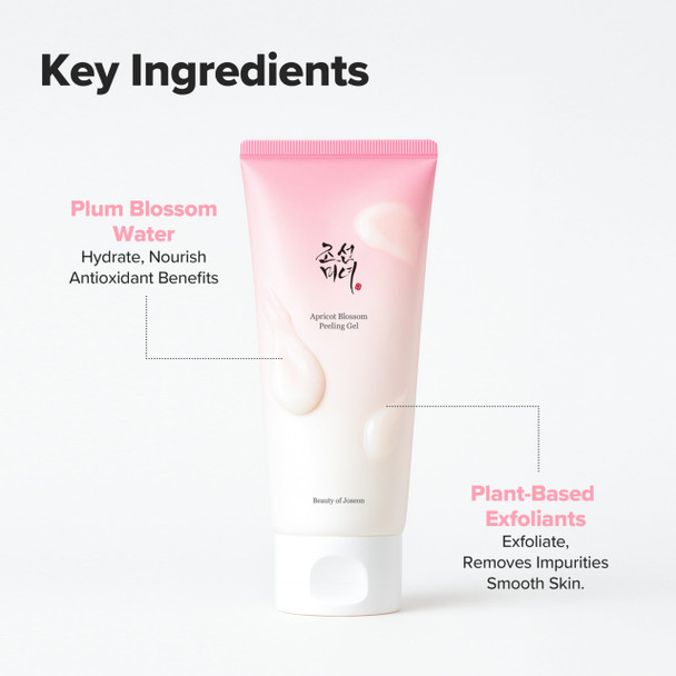 Beauty Of Joseon Apricot Blossom Peeling Gel Soft Exfoliating Face And Dead 100Ml