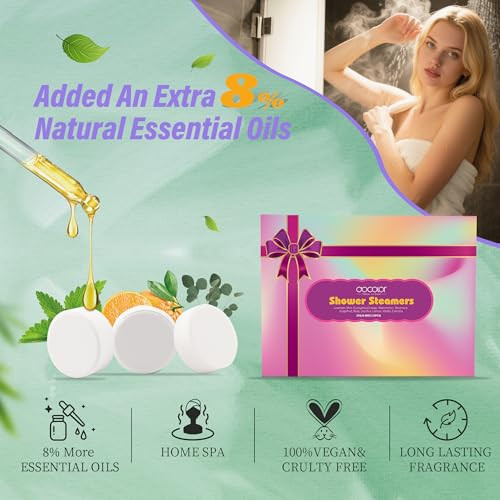 Docolor Shower Steamers Aromatherapy 12 Pack Gifts For Women Mother Day Shower Steamers Aromatherap 12 Pack