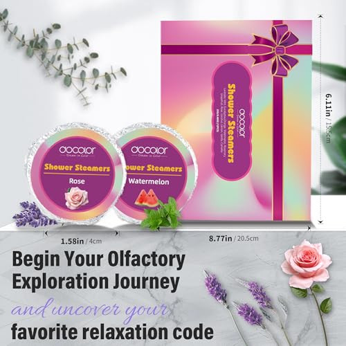 Docolor Shower Steamers Aromatherapy 12 Pack Gifts For Women Mother Day Shower Steamers Aromatherap 12 Pack