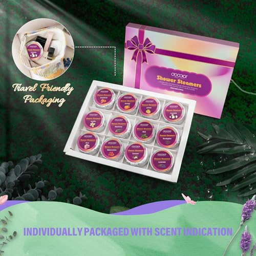 Docolor Shower Steamers Aromatherapy 12 Pack Gifts For Women Mother Day Shower Steamers Aromatherap 12 Pack