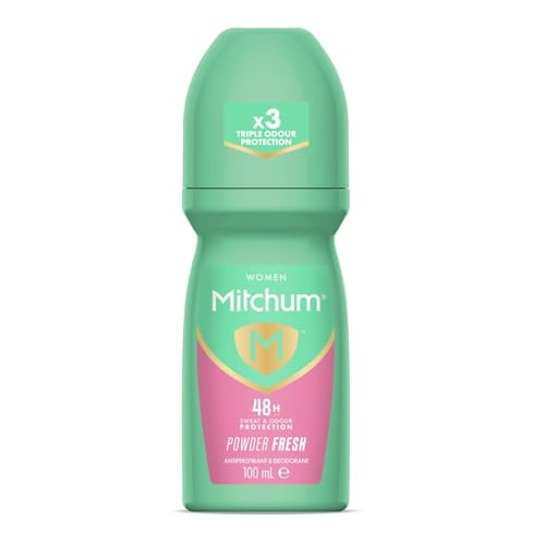 Mitchum RollOn AntiPerspirant Powder Fresh 3.38 Ounce