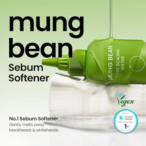 Beplain Mung Bean Sebum Softener Set Blackhead and Whitehead Remover With Aha 5.07 Fl.Oz
