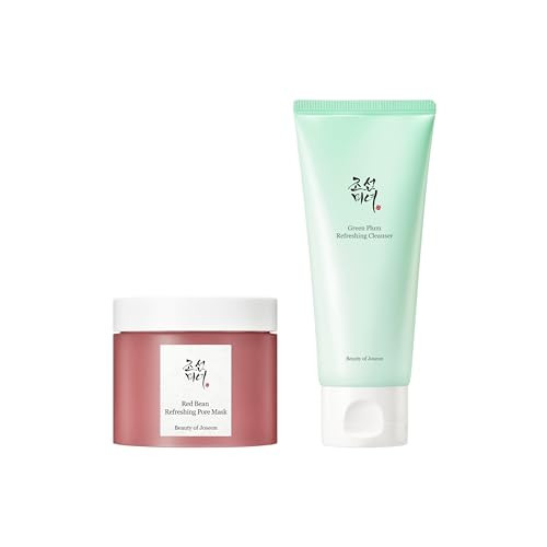 Beauty Of Joseon Red Bean Refreshing Pore Mask . With Green Plum Refreshing Cleanser 140Ml