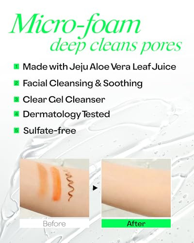 Holika Holika Aloe Facial Cleansing Foam 5.07 Fl.Oz
