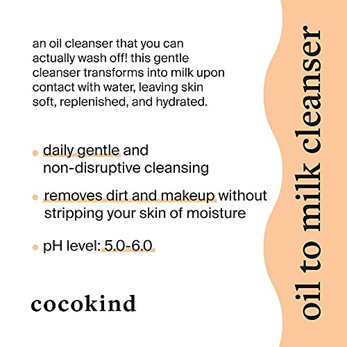 Cocokind Everyday Essentials Bundle Oil To Milk Cleanser And Texture Smoothing Cream
