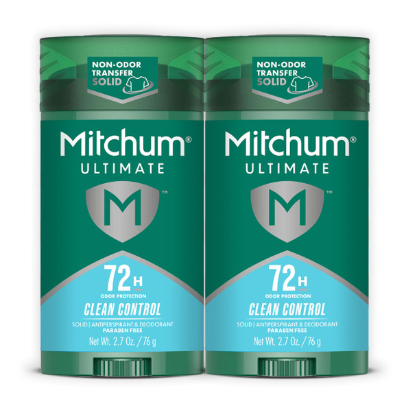 Mitchum Ultimate 72Hr Odor Protection Men S Antiperspirant and Deodorant LongLasting Freshness 2 Pack