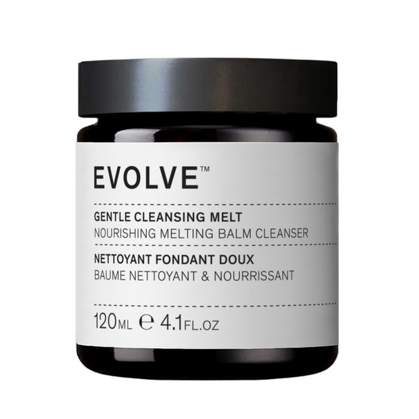 Evolve Organic Beauty Gentle Cleansing Melt Balm Soothe Hydrate Remove Make Up Nourish Baobab 4.1 Oz