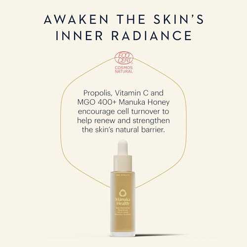 Manuka Health Daily Restorative Face Serum With Vitamin C Manuka Honey and Propolis 30 Ml
