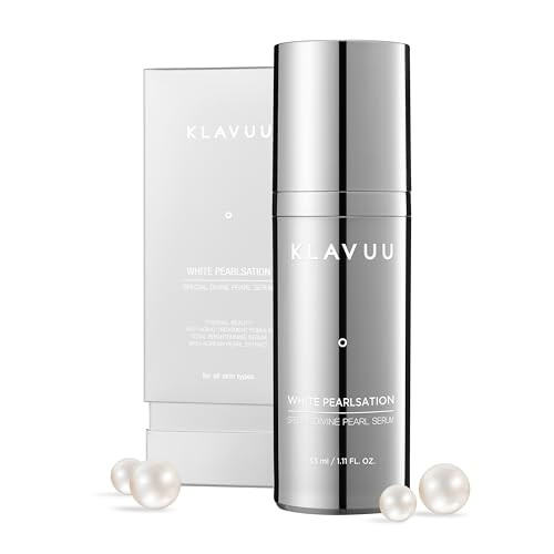 Klavuu Pearlsation Divine Pearl Serum Face Moisturizer Niacinamide Serum Boosts Skin Elasticity 1.11Oz