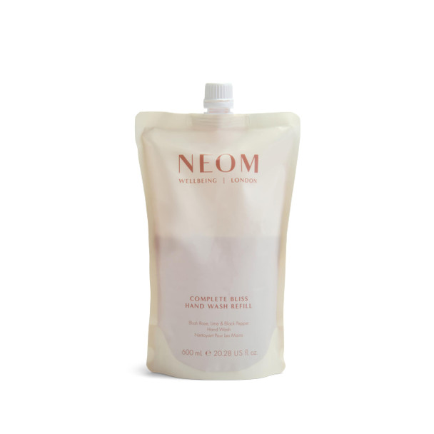 Neom Complete Bliss Hand Wash Refill I Infused With Soothing Pomegranate Chamomile 600Ml