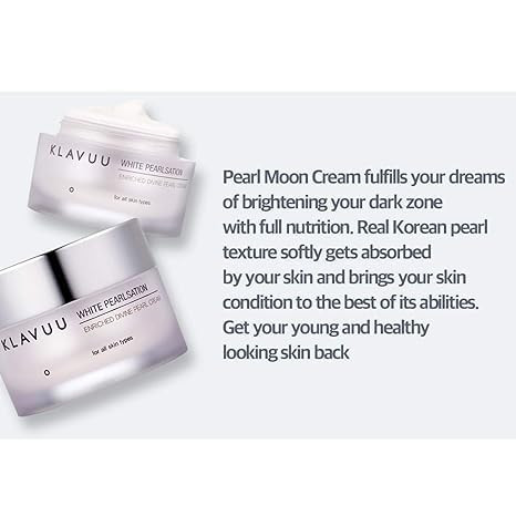 Klavuu Pearlsation Enriched Pearl Eye Cream Face Moisturizer Niacinamide Enhances Skin Elasticity 0.68Oz