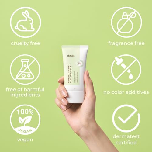 Iunik Centella Calming Moisture Daily Sunscreen Spf 50+ Pa++++ Matte and No Pack Of 2