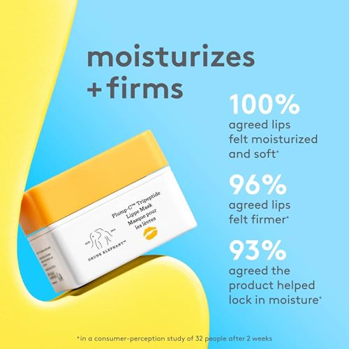 Drunk Elephant PlumpC Tripeptide Lippe Mask / Clean Clinical Skincare CrueltyFree Of 0.7Oz 20 G