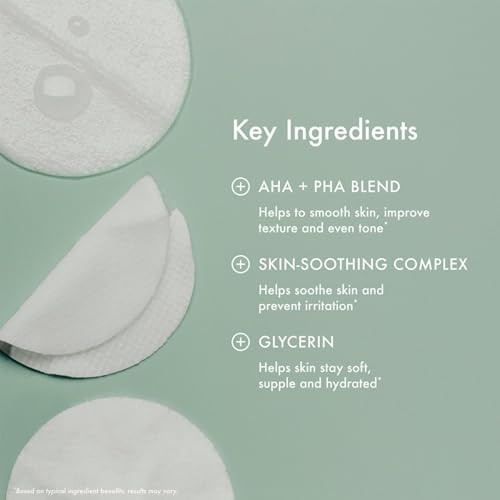 Summer Fridays Gentle Reset Daily Exfoliating Pads Face Exfoliator With Ahas + Phas 30 Count