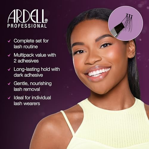 Ardell Lashtite Individual Lash Glue Dark Adhesive With Lashfree Eyelash Adhesive Remover