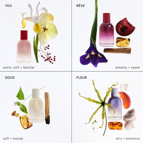 Glossier You Mini Wardrobe Fragrance Set 4 Unisex Travel Size Eau De 1.5Ml