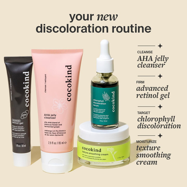 Cocokind Chlorophyll Discoloration Serum Sensitive Skin Friendly Spot Fading Serum To Target Ation Serum Sensitive Skin 1 Fl Oz