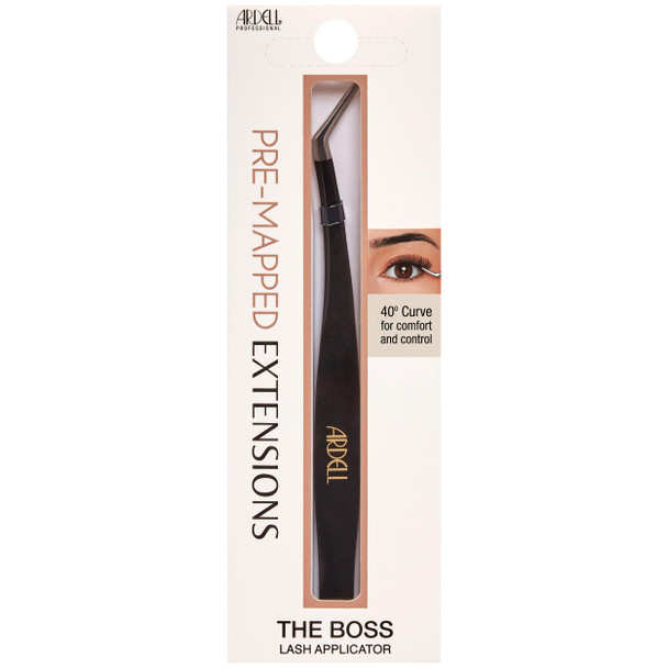 Ardell PreMapped Eyelash Applicator Tool 40 Curved Lash Tweezers Angled Curve Tip