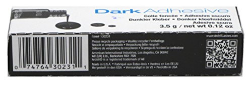 Ardell Lashtite Adhesive Dark Bottle Black Package 2 Pack 0.125Oz 2 Pack
