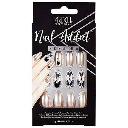 Ardell Nail Addict Premium Artificial Nail Set Champagne Ice