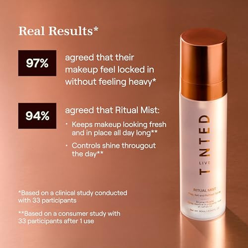 Live Tinted Ritual Mist Prep Set And Refresh Makeup Setting Spray LongLasting Finish