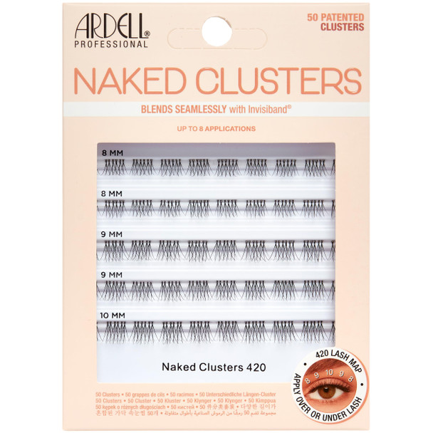 Ardell Clusters 421 50 Lash Clusters Natural Eyelash Cluster With Invisiband 1 Pack
