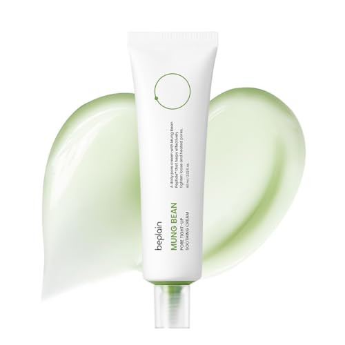 Beplain Mung Bean Peptide Soothing Cream Cooling and Hydrating Peptide Moisturizer Redness 2.02 Fl.Oz