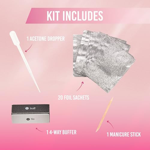 Ardell Gel Nail Polish Remover Kit Easy AtHome Soak Off Gel For